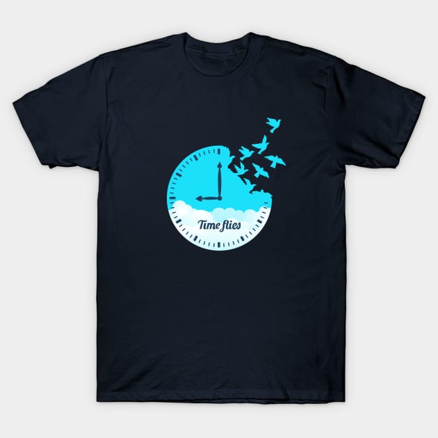 Time Flies T-Shirt by coffeeman